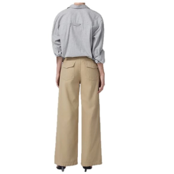 Citizens of Humanity Womens Paloma Utility Trouser Pants Khaki Classic Sz 26 NWT - Picture 4 of 11